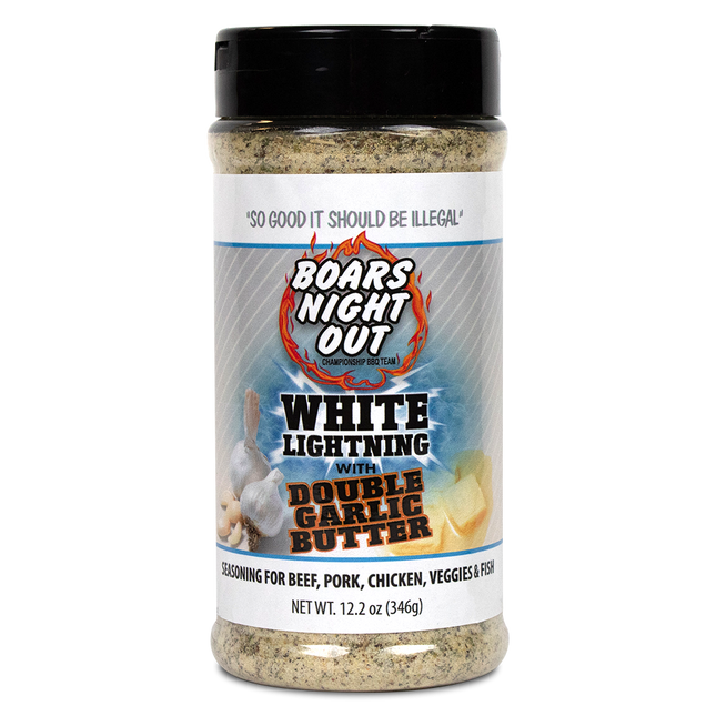 Boars Night Out White Lightning Double Garlic Butter Seasoning 12,2oz