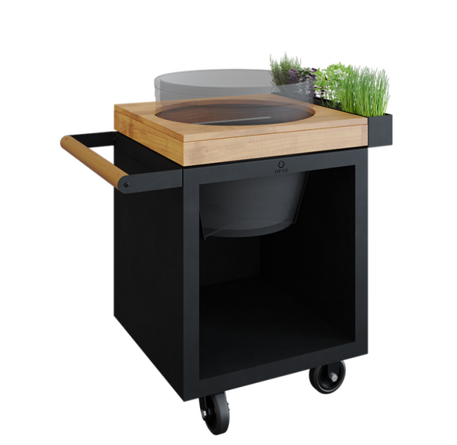 OFYR Kamado Table Black 65 PRO BGE