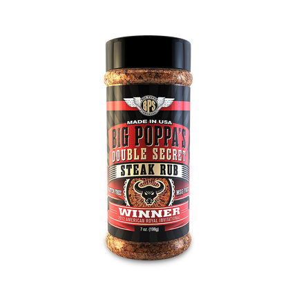 Big Poppa Smokers Double Secret Steak Rub 7oz