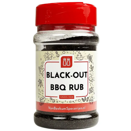 Van Beekum Black Out BBQ Rub 220 Gramm