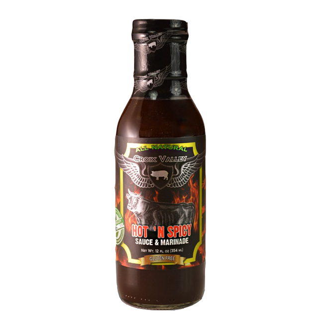 Croix Valley Hot 'N Spicy Sauce & Marinade 12 oz