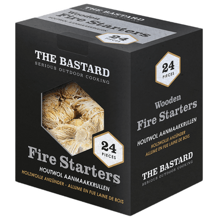 The Bastard Wooden Fire Starters 24 pieces