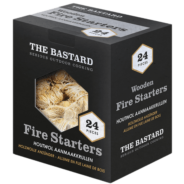 The Bastard Wooden Fire Starters 24 stuks