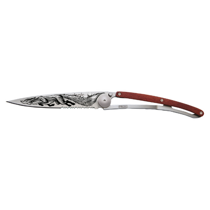 Deejo Serrated 37g Titanium Coral Wood 'Fox'