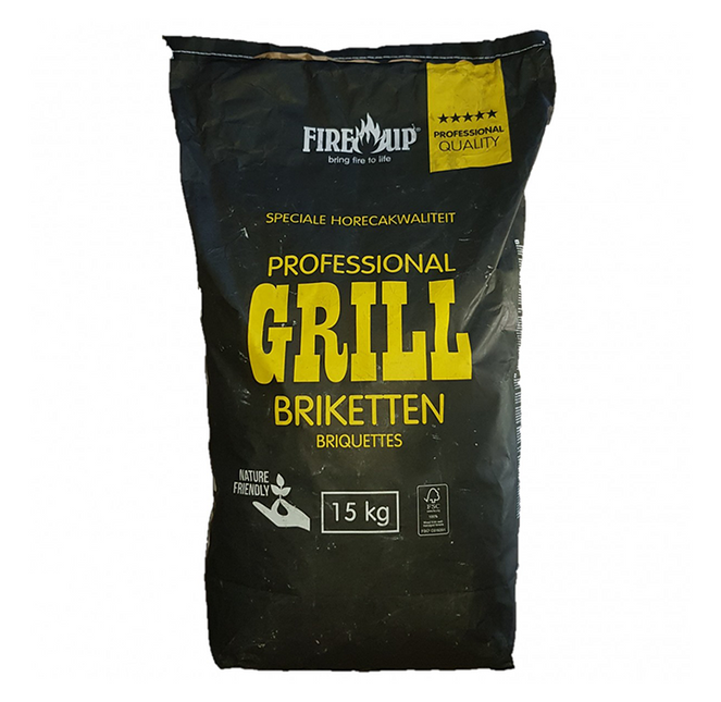 Peko / Fire-Up Südafrikanische Black Wattle Briketts in Kissenform, 15 kg