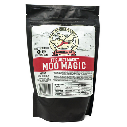 Flaps 20 Moo Magic Steak Marinade 16 oz