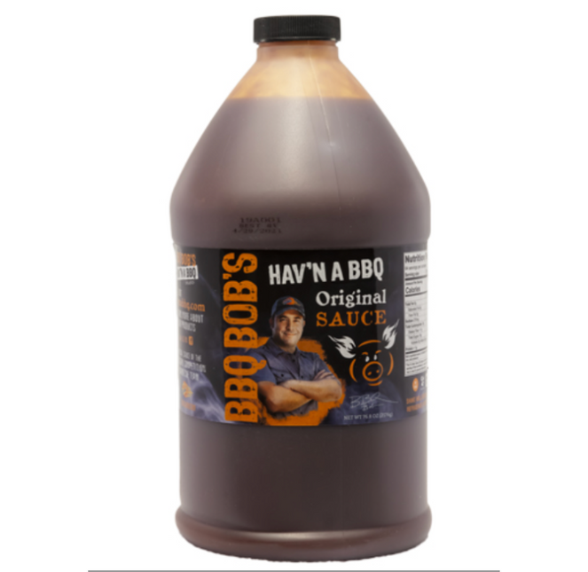 BBQ Bob's hat eine NEUE BBQ-Sauce ½ Gallone