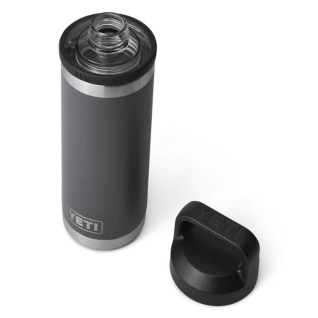 YETI Rambler 18oz Bottle Chug Charcoal