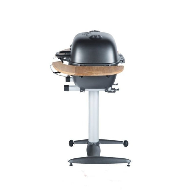 PK360 Grill &amp; Smoker Graphit mit Beistelltischen aus Teakholz