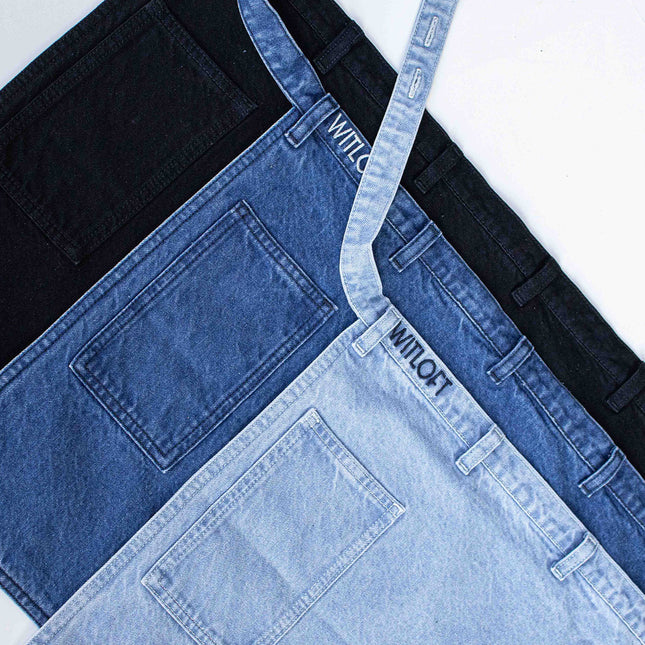 Witloft Black Apron Waist Down Denim Collection