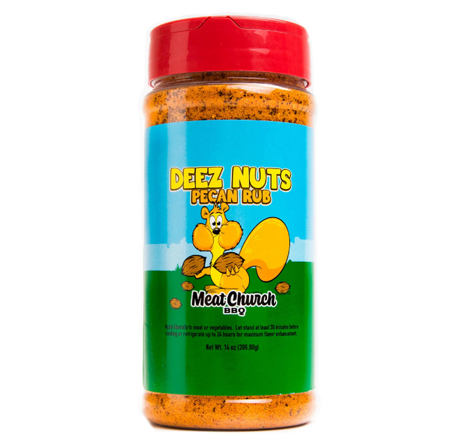 Meat Church Deez Nuts Honey Pecan BBQ Rub 14oz