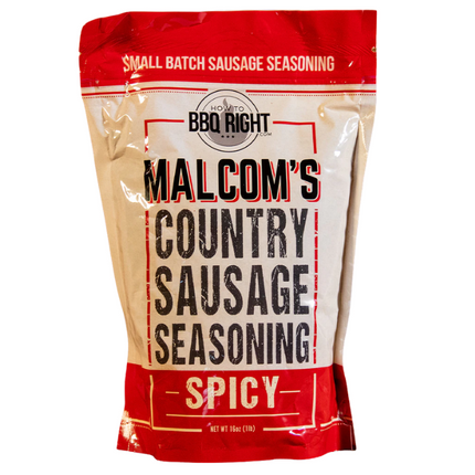 Malcom's Spicy Country Sausage Seasoning 16oz