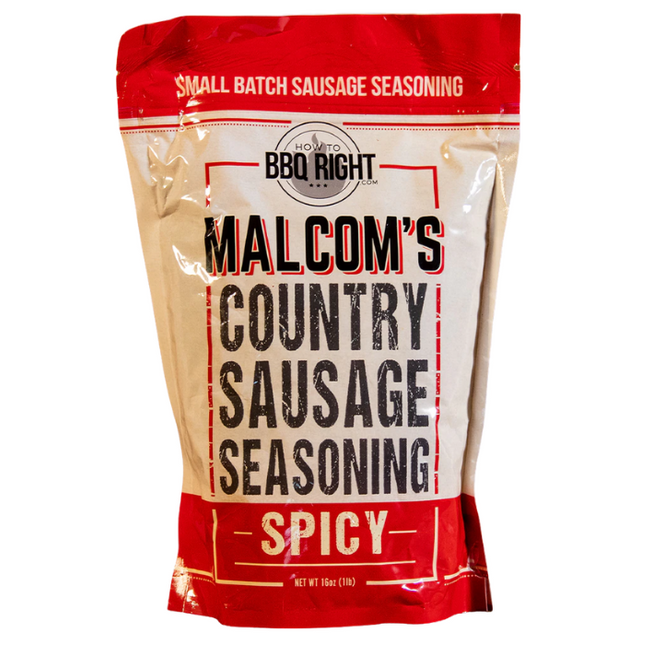 Malcom's Spicy Country Sausage Seasoning 16oz