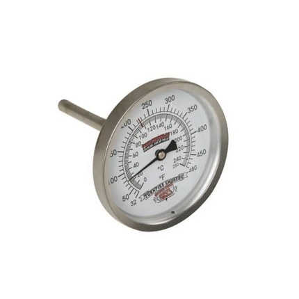 Turnpike Smokers RVS Thermometer 80mm