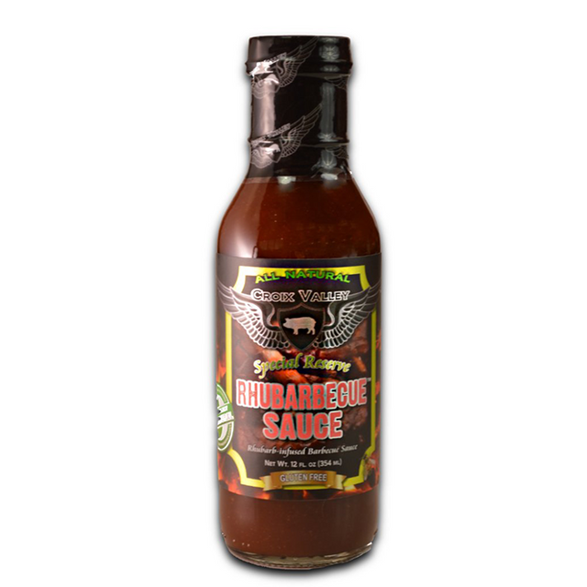 Croix Valley Rhubarbecue BBQ Sauce 12 oz