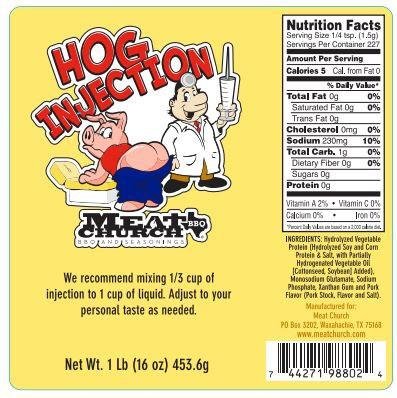 Meat Church Hog Pork Injection 16oz