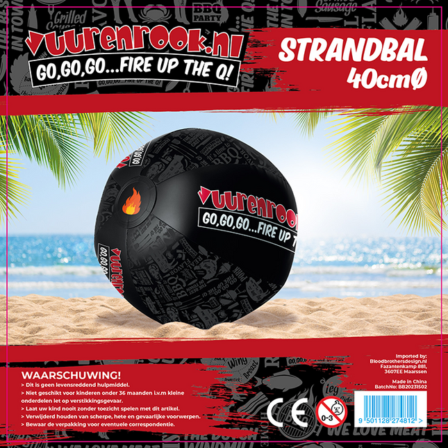 Vuur&Rook Beach Ball