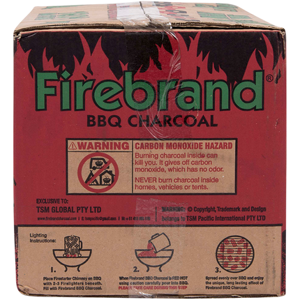 Firebrand Tropical Hardwood Briquettes Tubes 10 kg