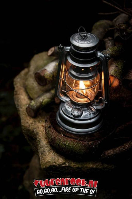 Original Feuerhand Storm Lantern Zinc