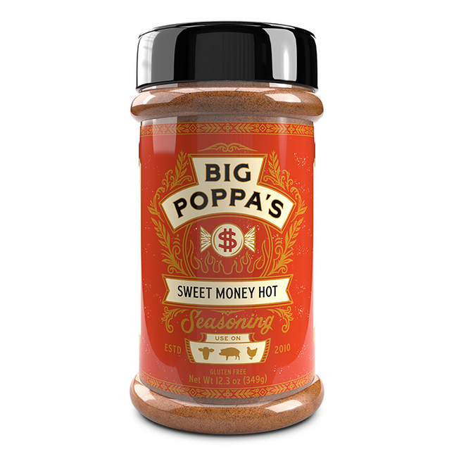 Big Poppa's Sweet Money Hot Seasoning 12.3 oz