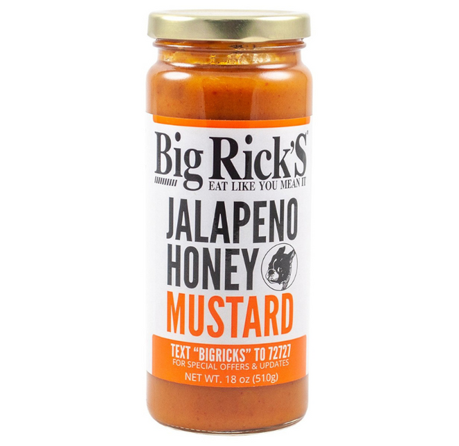 Big Rick's Jalapeño Honey Mustard BBQ Sauce 18oz