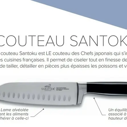 Sabatier Couteau Santoku Knife 17,7 cm