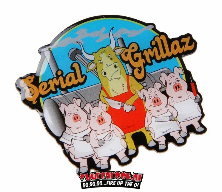 Serial Grillaz Competition Pin