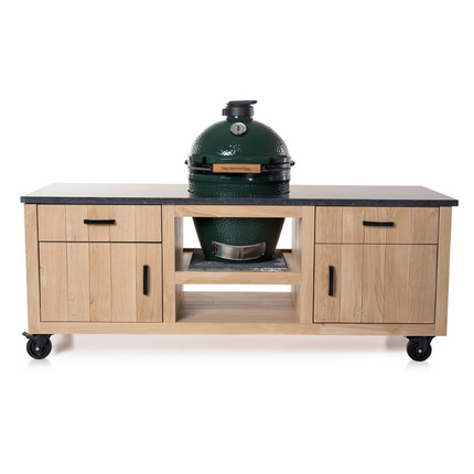 Oak Table Classic Long II Big Green Egg Medium &amp; Large