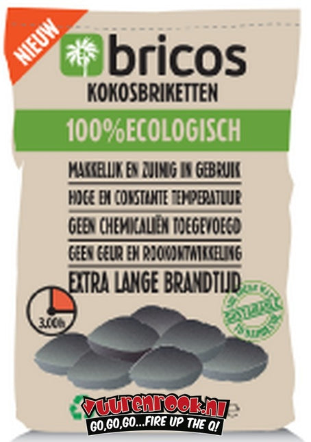 Bricos Coconut Briquettes 5 Kilo AA (Pillow Shape)