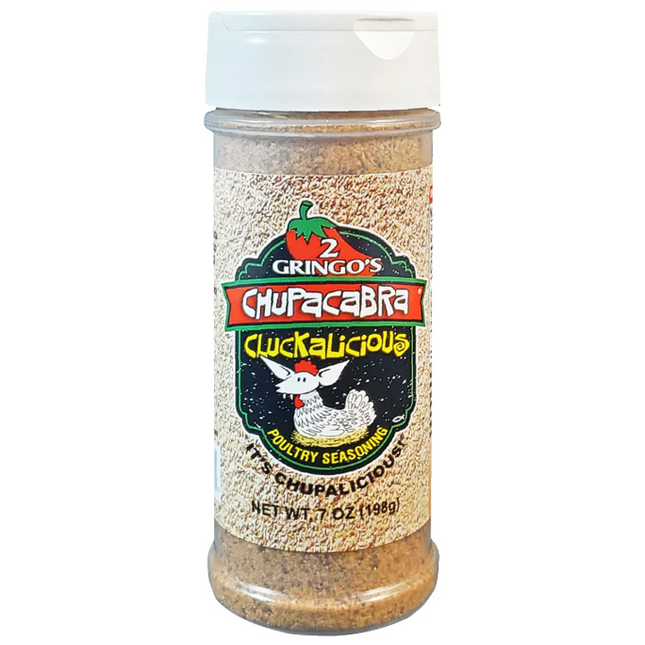 2 Gringos Chupacabra „Cluckalicious“ Chicken Rub 7 oz