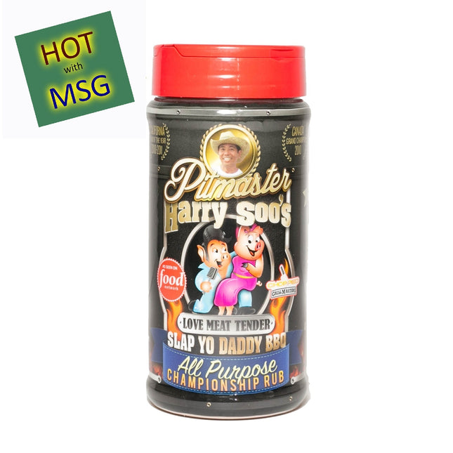 Slap Yo Daddy Love Meat Tender All Purpose Hot + MSG Rub 12 oz