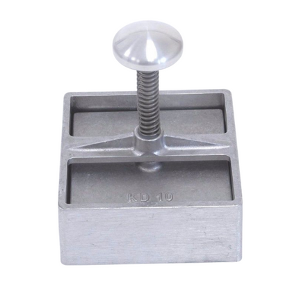 Aluminum Hamburger Press Square 120 x 120 mm