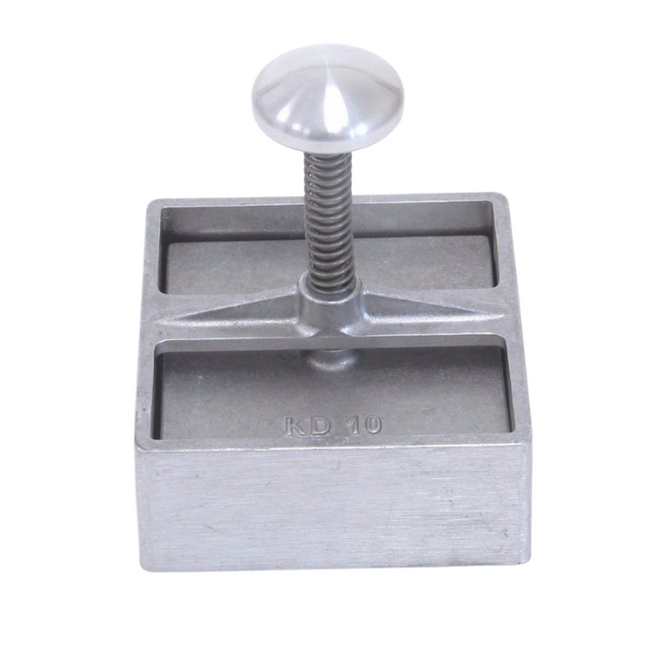 Aluminum Hamburger Press Square 120 x 120 mm