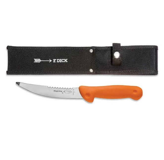 F-Dick Magicgrip Eating Knife Partially Serrated 15cm + Knife Holder