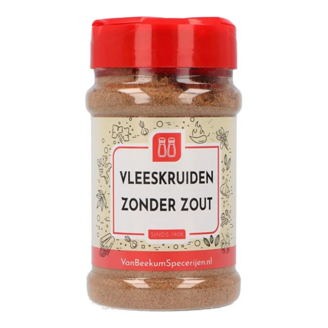 Van Beekum Vleeskruiden zonder Zout 150 gram