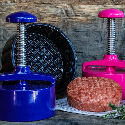 Aluminum Hamburger Press Blue Ø125mm