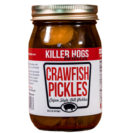 Killer Hogs Crawfish Pickles 16oz