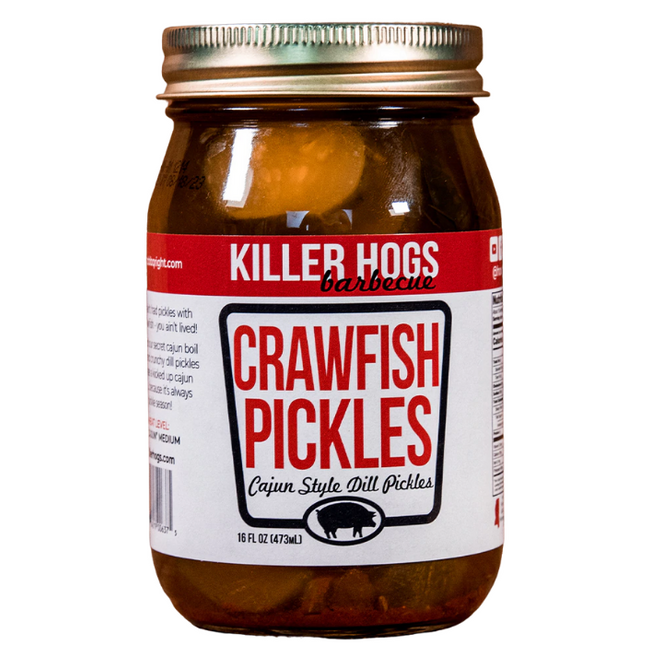 Killer Hogs Crawfish Pickles 16oz