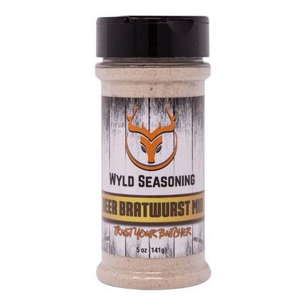 Butcher BBQ Wyld Seasoning Beer Bratwurst Mix 5 oz