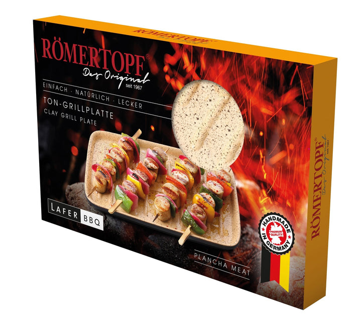 Römertopf Grillplaat met Ribbels