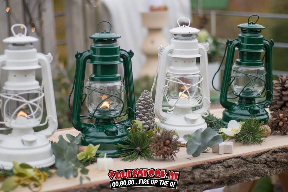 Original Feuerhand Storm Lantern White