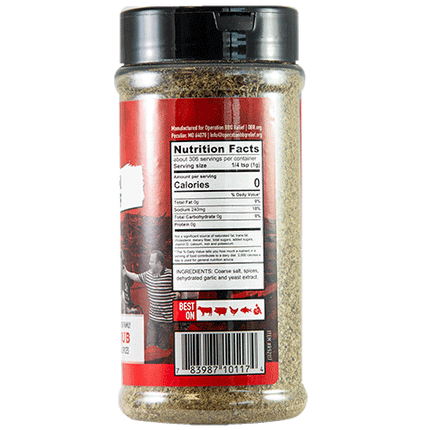 Operation BBQ Relief All Purpose Rub 10.9 oz