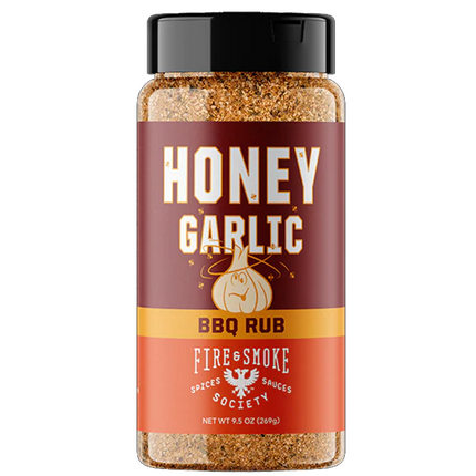 Fire&Smoke Honey Garlic BBQ Rub 9.5 oz