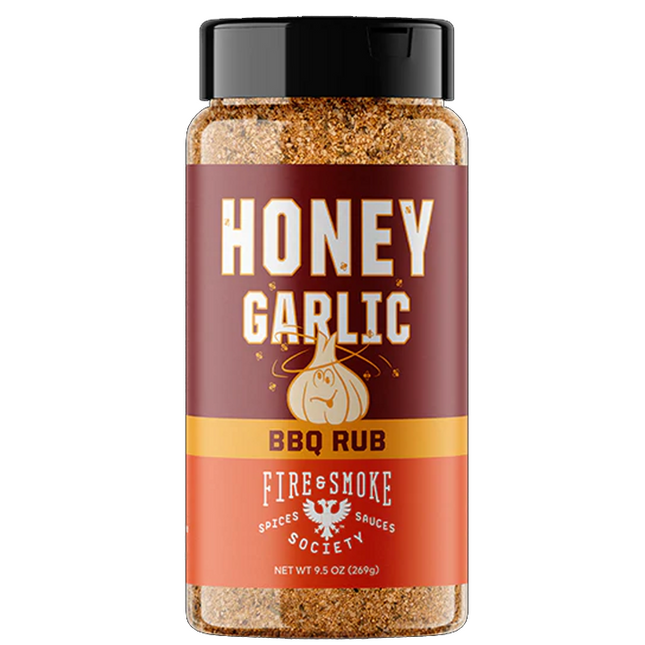 Fire&Smoke Honey Garlic BBQ Rub 9.5 oz