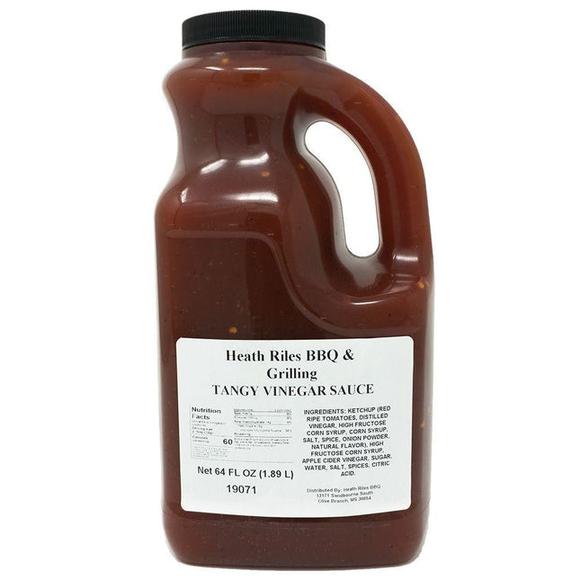 Heath Riles BBQ Tangy Vinegar Sauce 1/2 Gallon