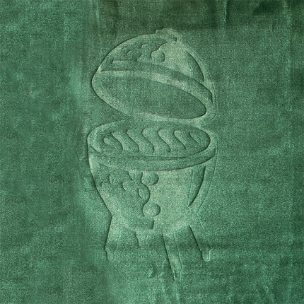 Big Green Egg Fleece blanket