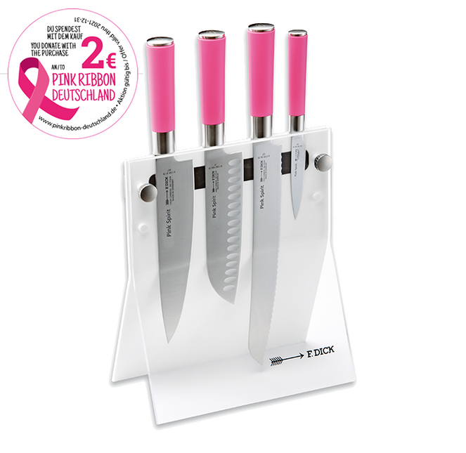 F-Dick Pink Spirit Messerblock-Set 5-teilig