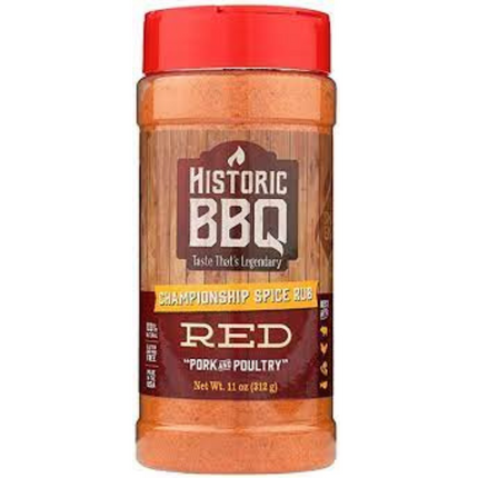 Historic BBQ Red Pork &amp; Poultry BBQ Rub 11oz