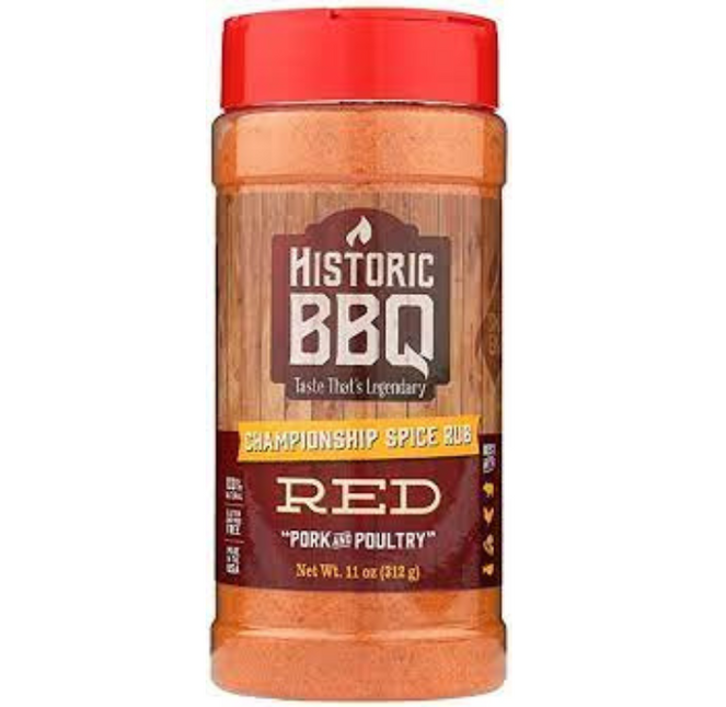 Historic BBQ Red Pork & Poultry BBQ Rub 11oz