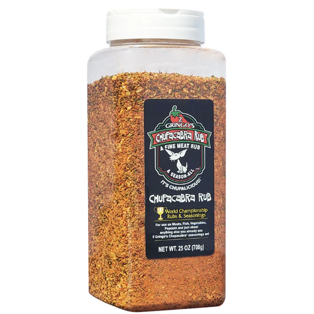 2 Gringos Chupacabra BBQ Rub 25 oz